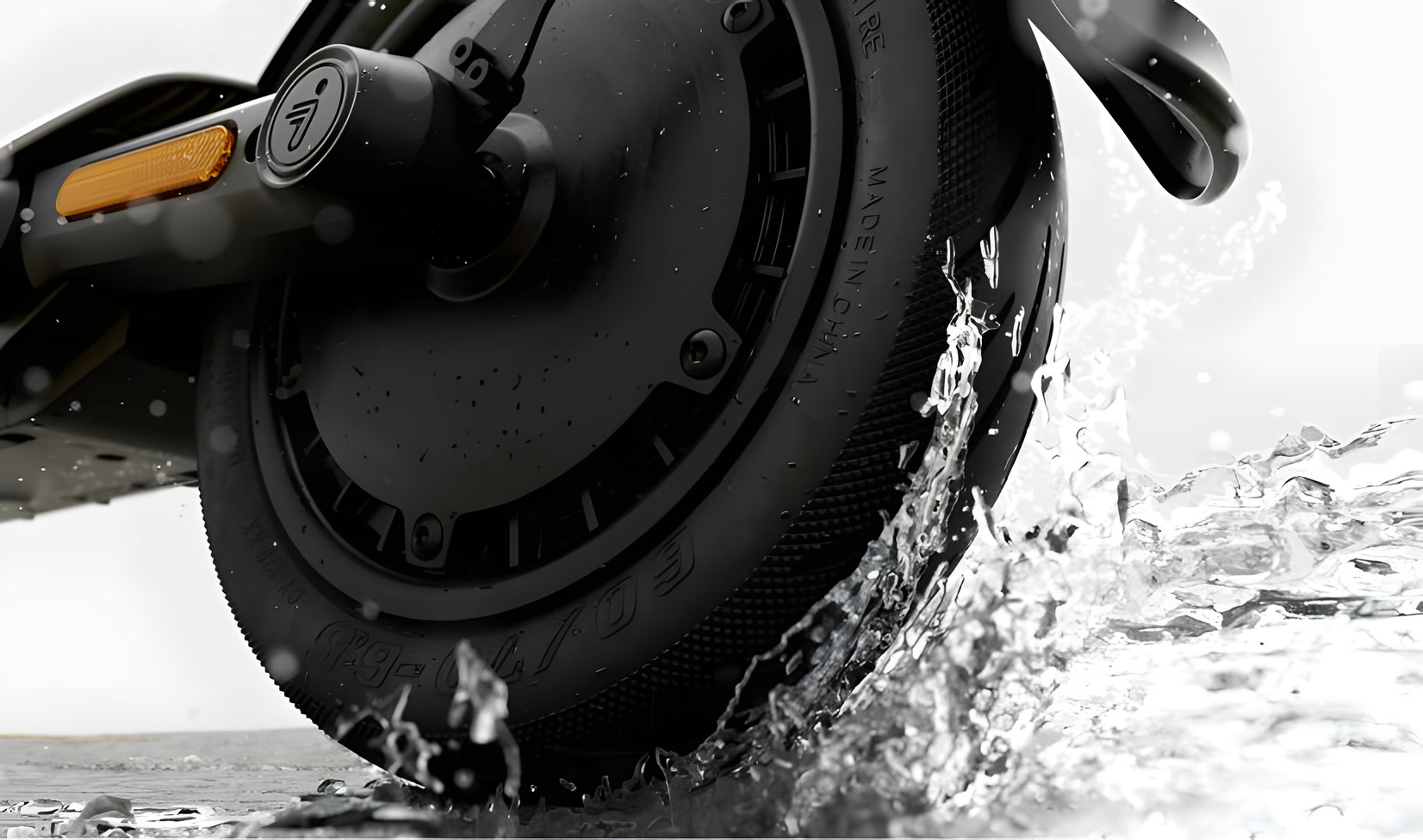 Segway E3 Pro tire through water