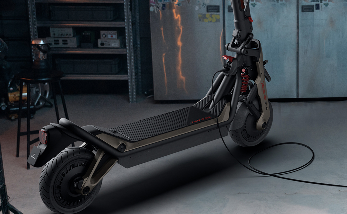 Segway GT3 Pro in a garage
