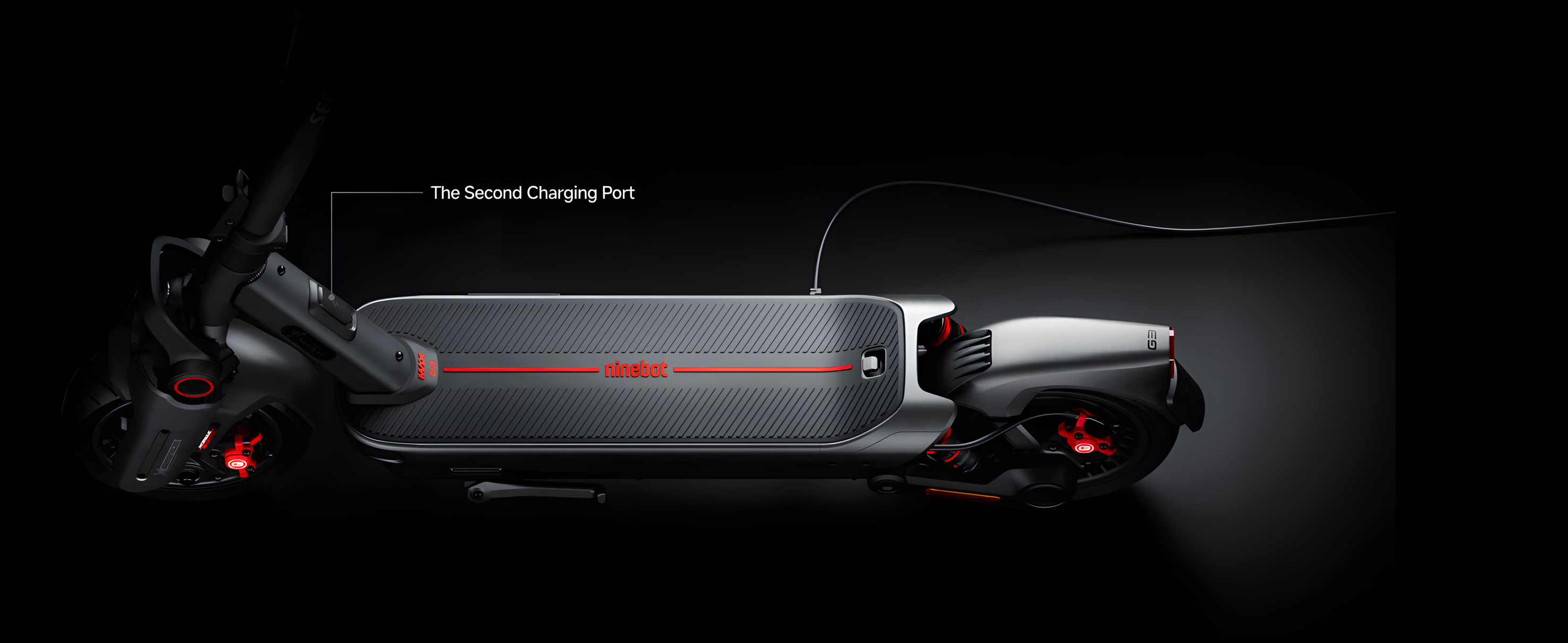 Segway Max G3 deck and second charging port